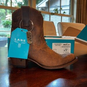 Lane Women's Rustic Brown Heeled Boots